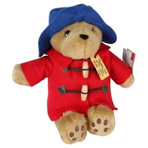 Stofftier "Paddington Bear", roter Mantel