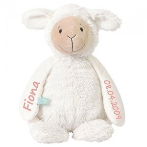 Schaf mit Namen und Geburtsdatum