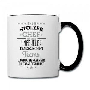 Stolzer Chef Eines Fantastischen Teams Tasse