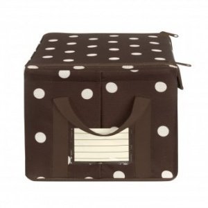 Storagebox S mocha dots