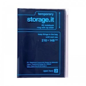 Storage.it Notizbuch mit Zip-Slider-Hüll