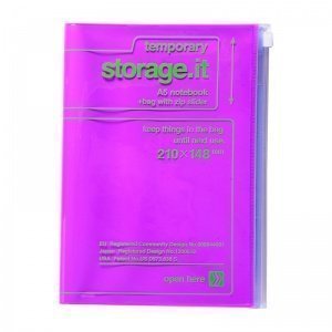 Storage.it Notizbuch mit Zip-Slider-Hüll