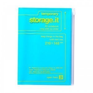 Storage.it Notizbuch mit Zip-Slider-Hüll