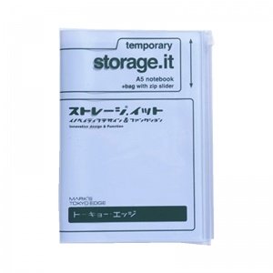 Storage.it Notizbuch mit Zip-Slider-Hüll