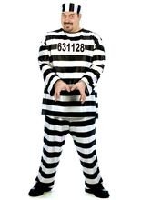 Sträfling Kostüm XXL