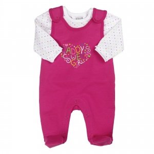 Strampler+Shirt langarm purple