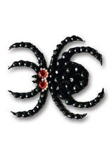 Strass-Gothic-Tattoo Spinne