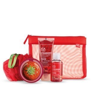 Strawberry Shower, Scrub & Moisture Set