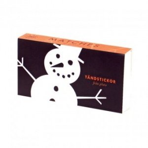 Streichhölzer Schneemann