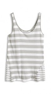 Streifen Top aus Baumwoll/Modal Jersey