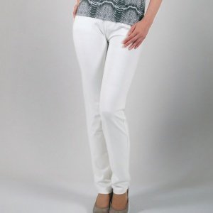 Stretchhose Farfalla cremeweiß