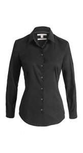 Stretchige Baumwoll-Bluse