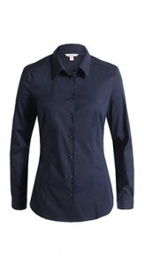 Stretchige Baumwoll-Bluse