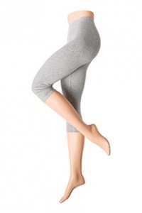 Stretchige Baumwoll-Capri-Leggings