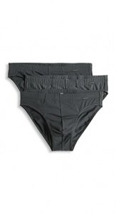 Stretchige Baumwoll-Slips im Dreierpack