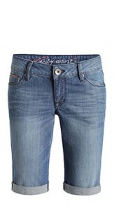 Stretchige Dneim-Bermuda