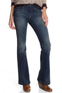 Stretchige Schlag-Jeans