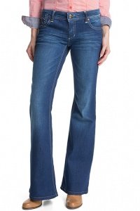 Stretchige Schlag-Jeans