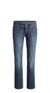 Stretchige Schlag-Jeans