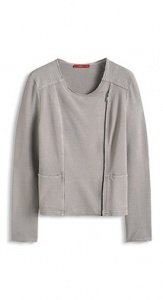 Stretchige Vintage Sweat-Zipp-Jacke