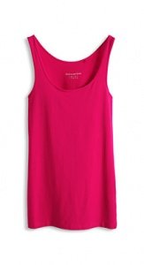 Stretchiges Baumwoll-Long-Top