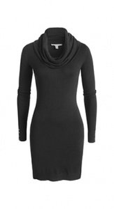 Stretchiges Rolli-Feinstrick-Kleid