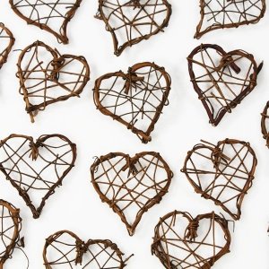 Streudeko Rattanherzen, 20 St.