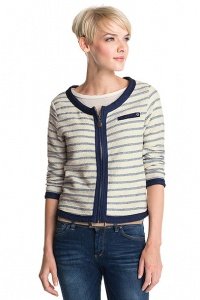 Strick-Bouclé Jacke