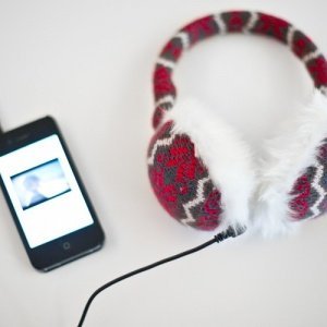 Strick Ohrenschützer mit Kopfh&#246