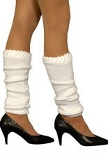 Strick-Stulpen weiss