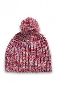 Strickmütze in Multicolor-Optik
