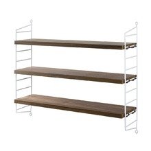 String - Pocket, Nussbaum, weiß