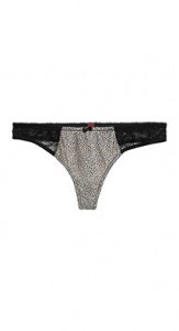 String mit Leo-Print