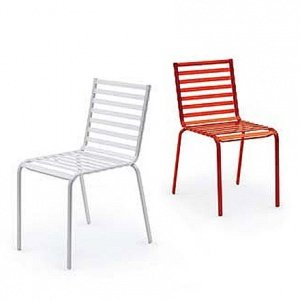 Striped Sedia ohne Armlehnen (2 Stk)