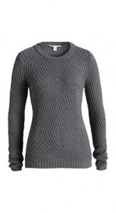 Struktur-Pulli aus Baumwoll-Mix