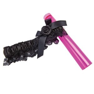 Strumpfband mit Schnapsglas