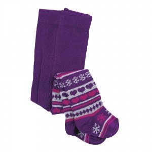 Strumpfhose "lila/Herz"