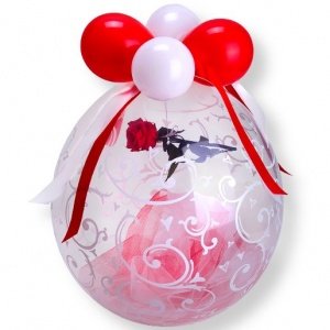 Stuffer-Ballon Rose