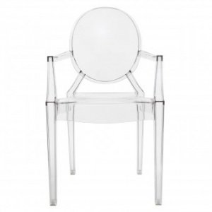 Stuhl Louis Ghost glasklar