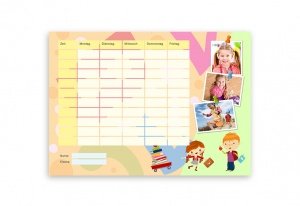 Stundenplan mit Foto