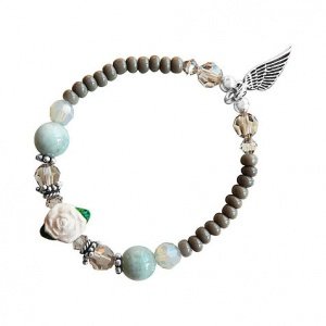 strawberry & cream Kinderarmband Keramik