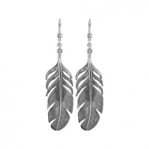 strawberry & cream Ohrhänger Federn Silb