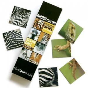 SUCHE DREI SAFARI Memocards Tiermotive