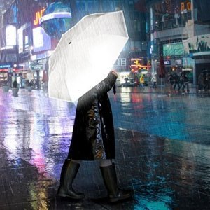 Hochreflektierender Regenschirm