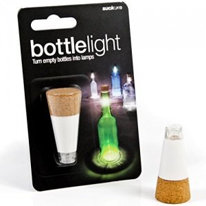 SUCK UK Wiederaufladbares Flaschenlicht - Mehrfarben