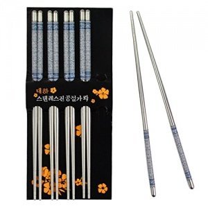 SUMERSHA Essstäbchen Aus Edelstahl