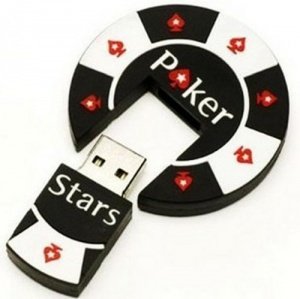 SUNWORLD Poker Stars Chip mit USB Stick Speicherstick