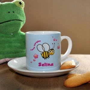 Süße Kindertasse mit Namensaufdruck *Hon