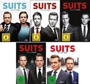 Suits - Season 1-5 im Set - Deutsche Originalware [19 DVDs]