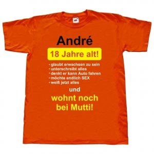 Super auffälliges Geburtstags T-Shirt mi